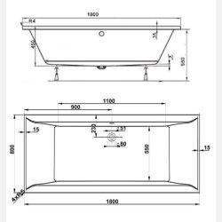 Vigga badekar i 3 strrelser